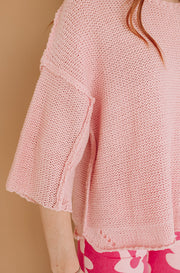 Shape of You Blush Sweater-FINAL SALE