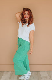 Easy Living Emerald Mineral Washed Pant
