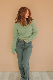 Test the Limits Sage Sweater
