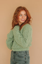 Test the Limits Sage Sweater