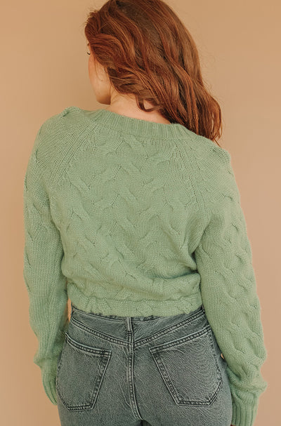Test the Limits Sage Sweater