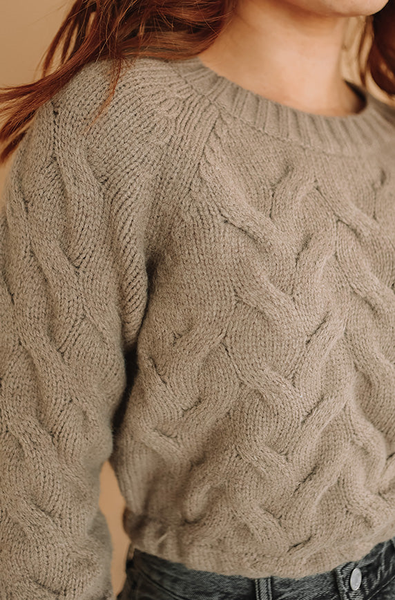 Test the Limits Mocha Sweater