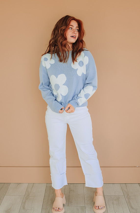 Oh Happy Daisies Sweater - FINAL SALE - FINAL FEW