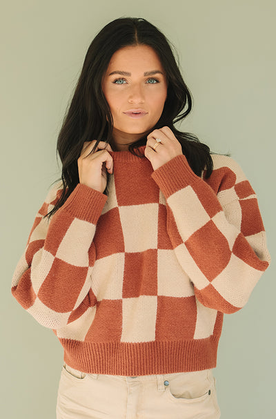 Fair and Square Butterscotch Sweater - FINAL FEW -