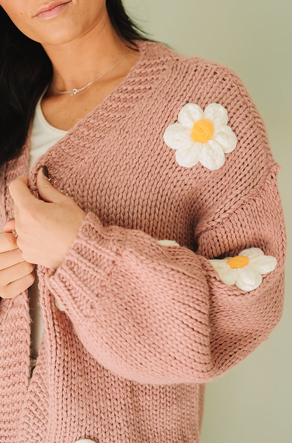 トップス treat urself Rose flower motif cardigan Treat ürself Rose flower motif cardigan Rose flower motif