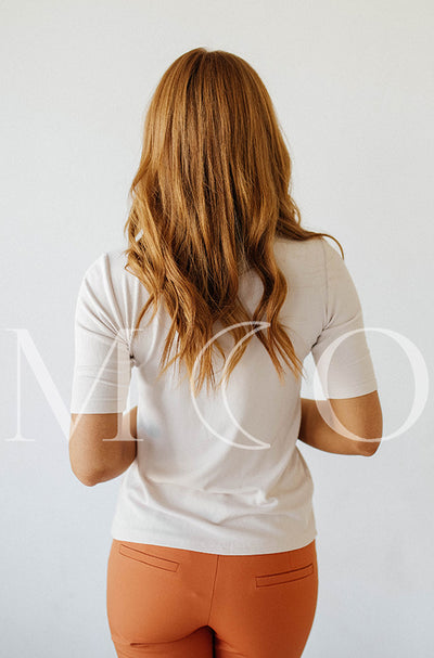 Ribbed Ivory MCO Top - FINAL FEW