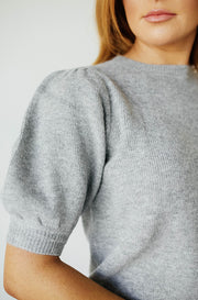 On the Go Gray Ribbed Sweater
