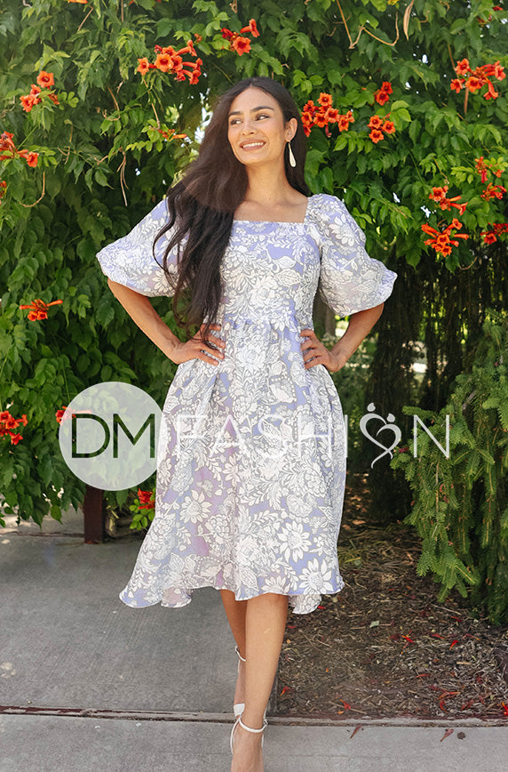 Bella Dream Blue Dress - DM Exclusive - Maternity Friendly
