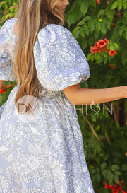 Bella Dream Blue Dress - DM Exclusive - Maternity Friendly