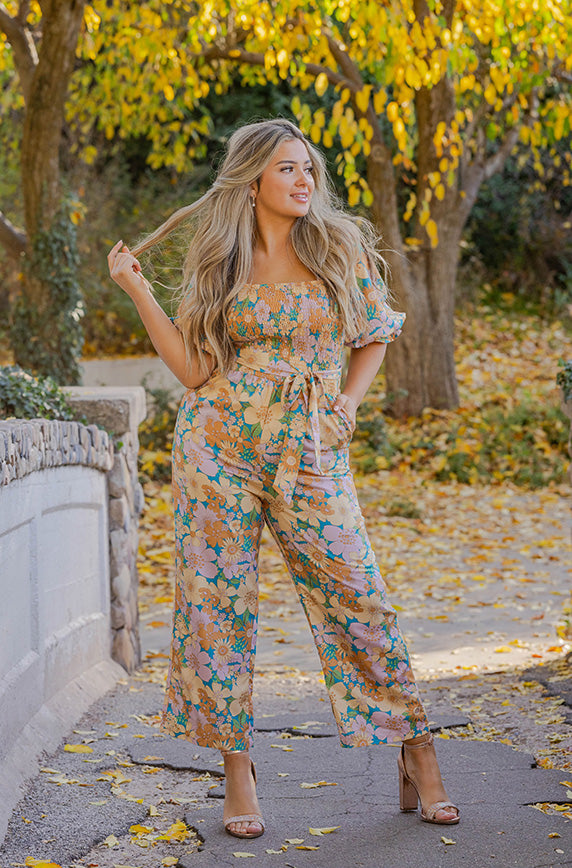 Aberdeen Retro Floral Jumpsuit - DM Exclusive - FINAL SALE – DM