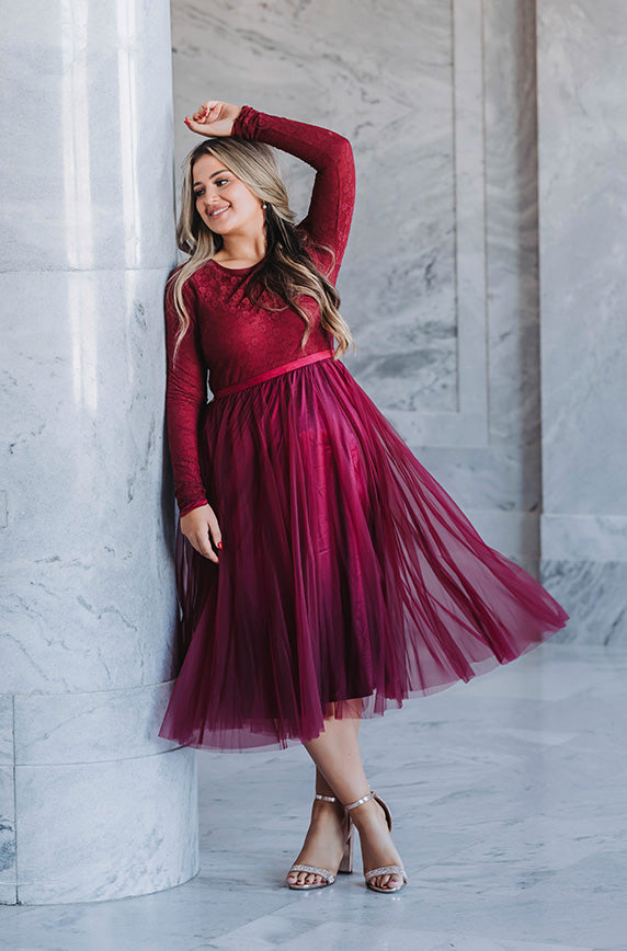 Dream Of Me Burgundy Lace Top - DM Exclusive 3XL Dream Of Me Burgundy Lace Top - DM Exclusive 3XL