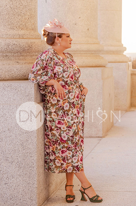 Eloise Rose Multi Floral Dress - DM Exclusive