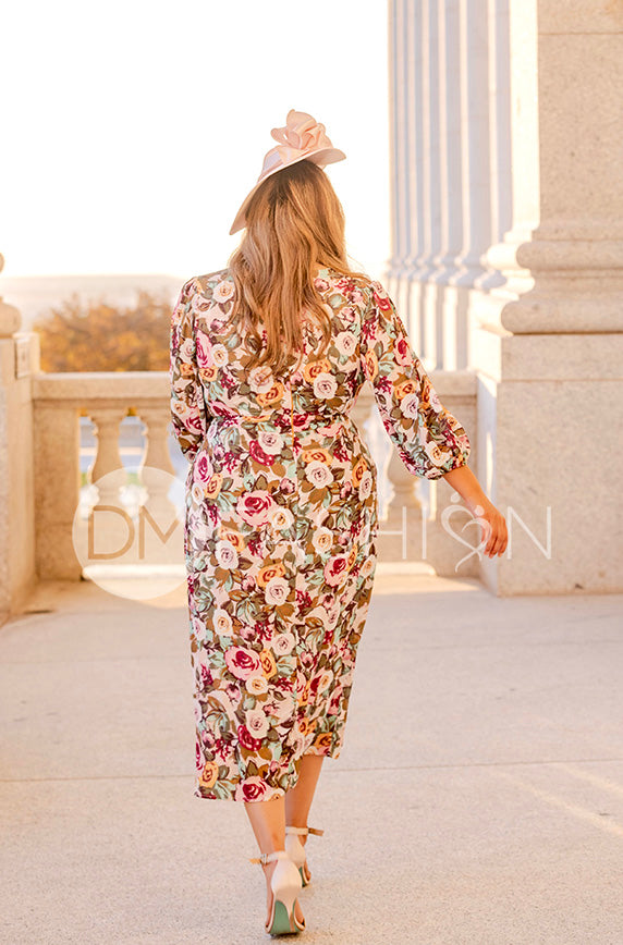 Eloise Kentucky Derby Floral Dress - DM Exclusive