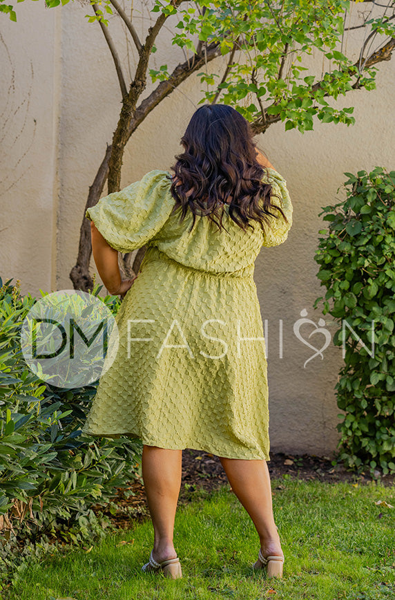 Brynn Winter Pear Texture Dress- DM Exclusive - Maternity Friendly