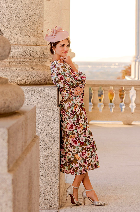 Eloise Kentucky Derby Floral Dress - DM Exclusive