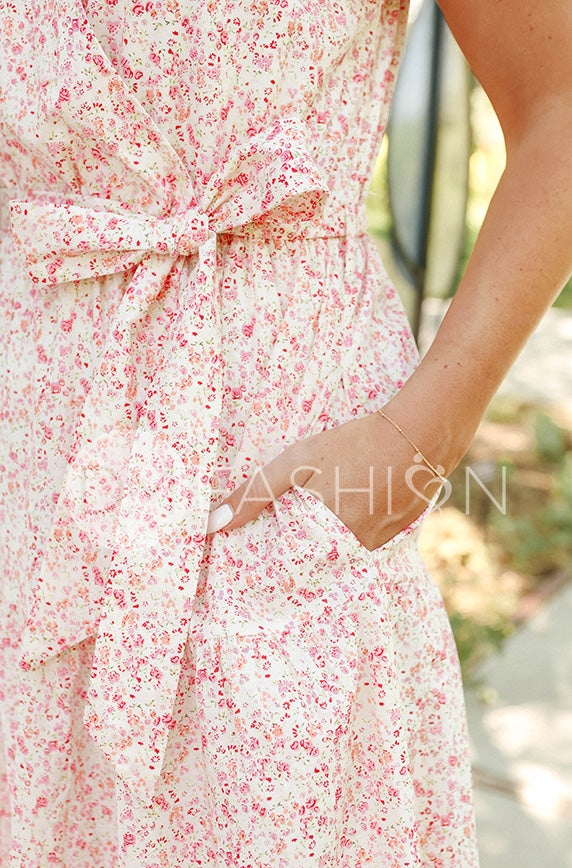 Layton Pink Floral Dress - DM Exclusive - Nursing Friendly - Restocked 4XL Layton Pink Floral Dress - DM Exclusive - Nursing Friendly - Restocked 4XL