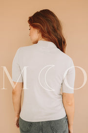 Ribbed Sand MCO Top