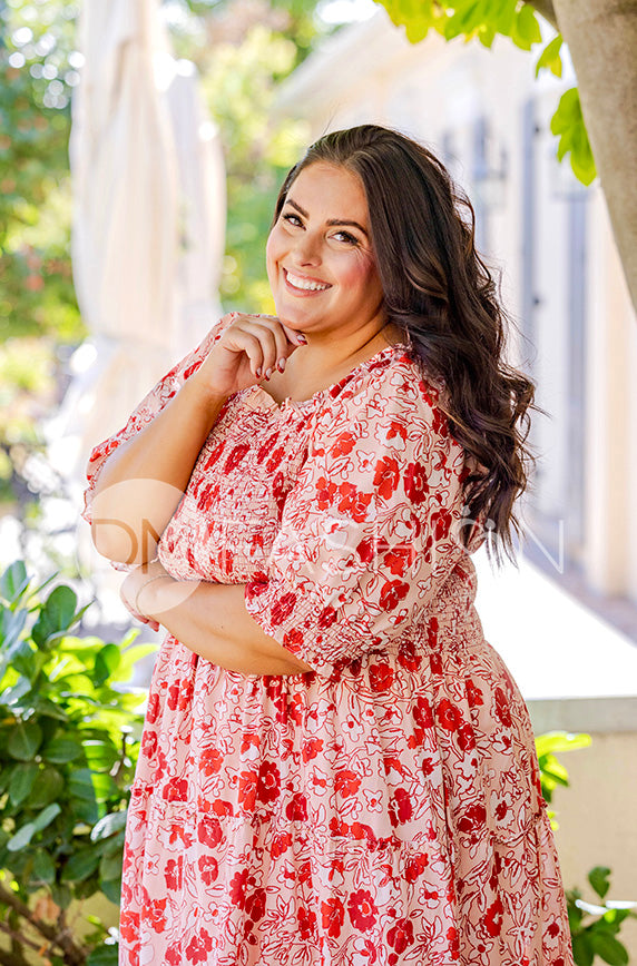 Marryn Red Poppy Dress - DM Exclusive