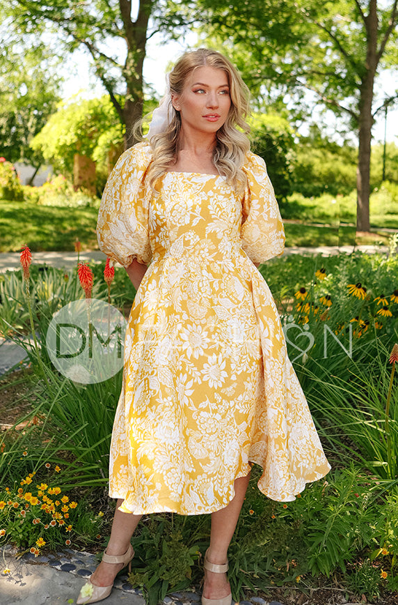 Bella Honey Gold Dress - DM Exclusive - Restocked