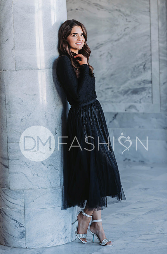 Black tulle skirt on sale queen