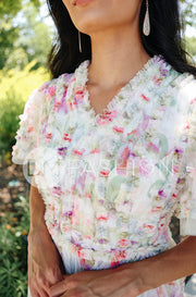 Celeste Iris Floral Dress- DM Exclusive