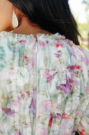 Celeste Iris Floral Dress- DM Exclusive