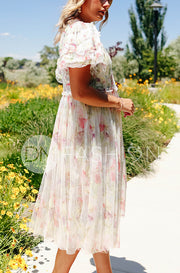 Celeste Iris Floral Dress- DM Exclusive