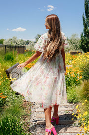 Celeste Iris Floral Dress- DM Exclusive