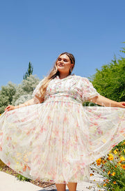 Celeste Iris Floral Dress- DM Exclusive