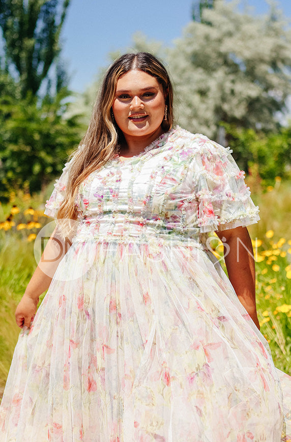 Celeste Iris Floral Dress- DM Exclusive