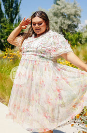 Celeste Iris Floral Dress- DM Exclusive
