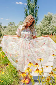 Celeste Iris Floral Dress- DM Exclusive