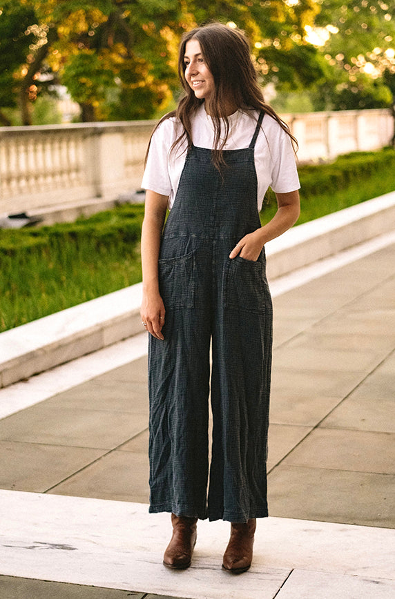 Scottie Mineral Washed Cotton Jumpsuit