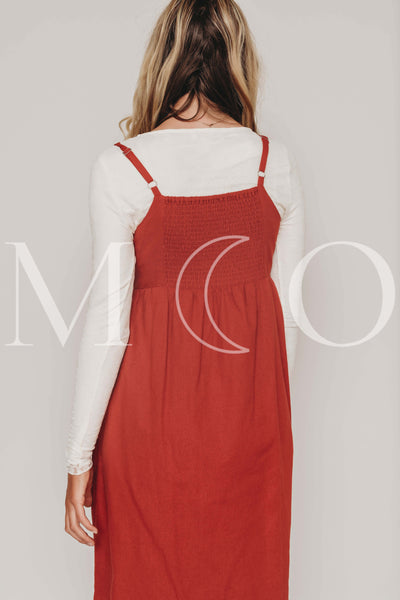 Tessa Sienna Red Jumper - MCO - Nursing and Maternity Friendly