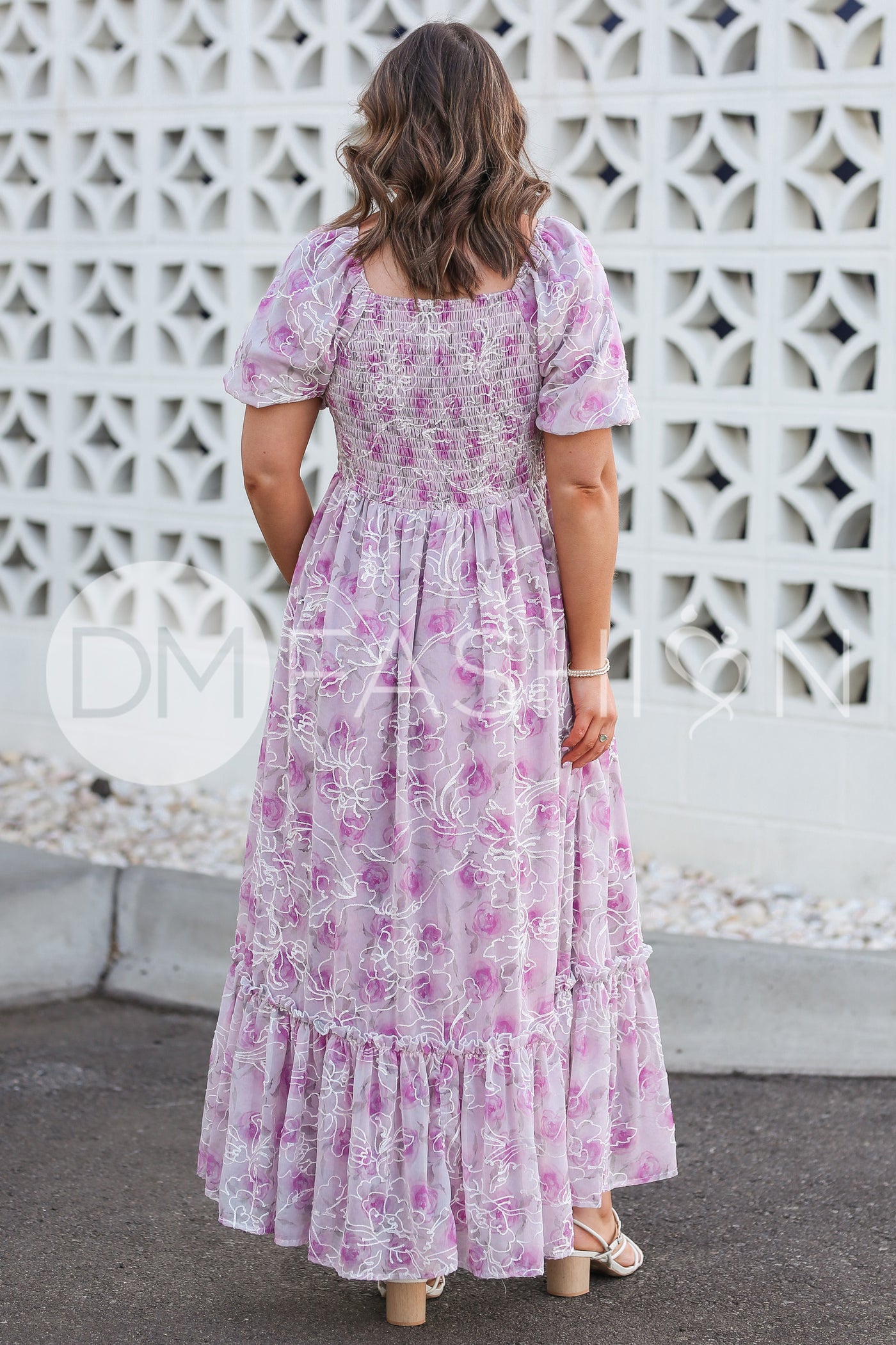 Annalise Berry Embroidered Floral Dress - DM Exclusive - Maternity Friendly - Restocked