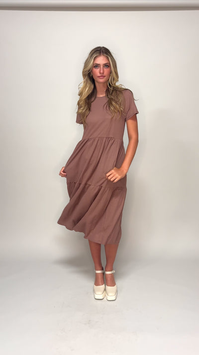Kelsey Cedar Wood Dress - MCO - Maternity Friendly