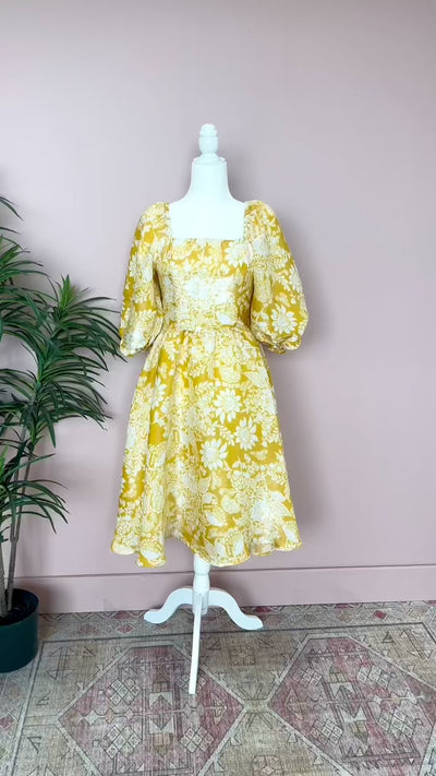 Bella Honey Gold Dress - DM Exclusive