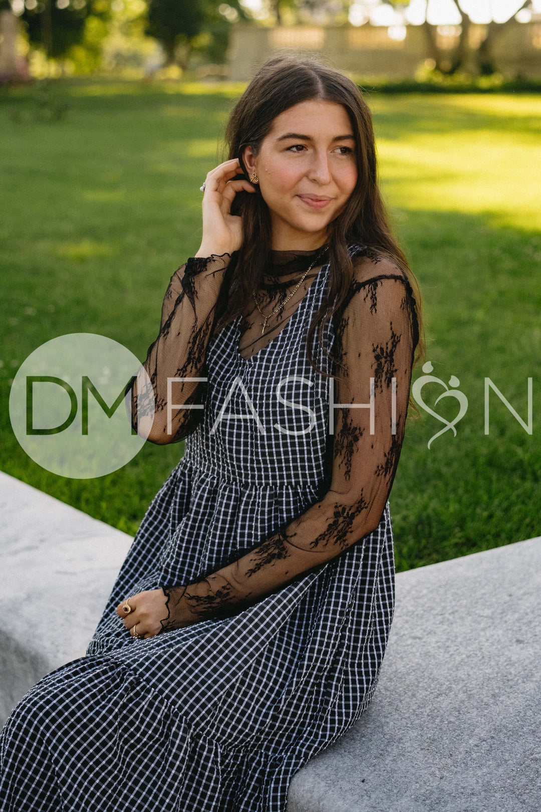 Penny Black Gingham Dress - DM Exclusive