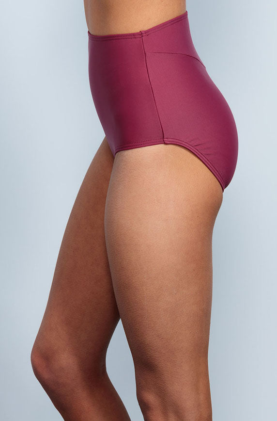 High Waisted - Red Plum - DM Fashion