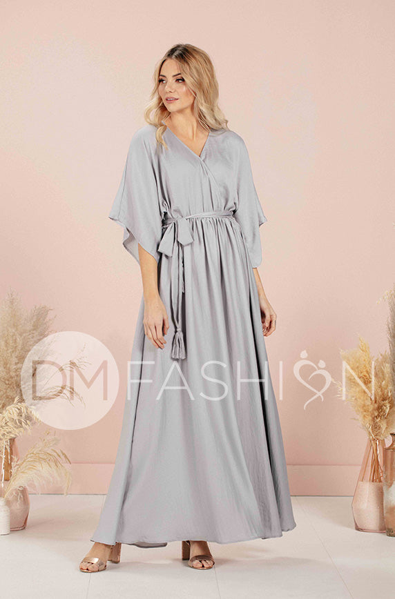 Venus Misty Gray Maxi - Nursing Friendly - FINAL SALE