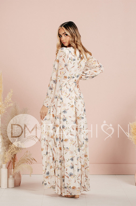 Skye Cremé Floral Maxi