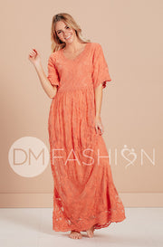 Aspen Canyon Sunset Lace Dress - FINAL SALE