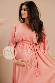 Venus Canyon Rose Maxi -  Nursing Friendly - Maternity Friendly - FINAL SALE
