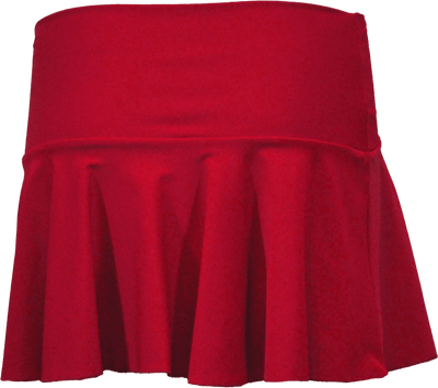 Ruffle Skirt - Red - FINAL SALE - DM Fashion