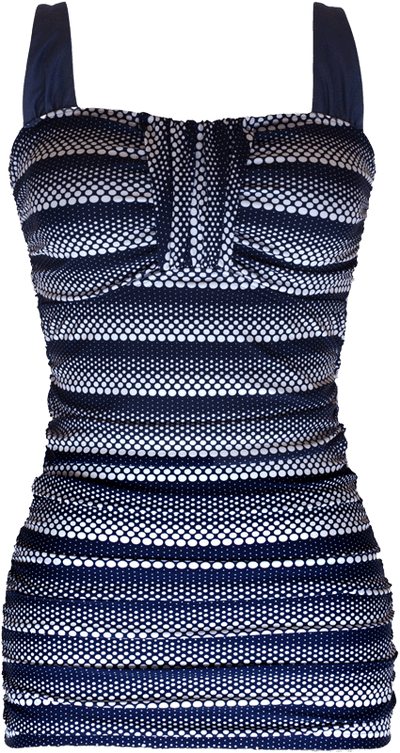 Ruched Bandeau - Scaled Dots - FINAL SALE - DM Fashion