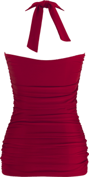 Princess Ruffle Halter - Red - FINAL SALE - DM Fashion