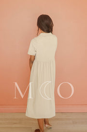 Leora Sand Dress - MCO - Nursing Friendly - FINAL SALE