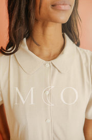Leora Sand Dress - MCO - Nursing Friendly - FINAL SALE