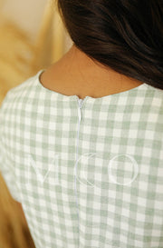 Harley Green Gingham Dress - MCO - FINAL SALE- FINAL FEW