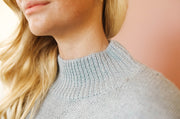 Keep Me Cozy Blue Gray Sweater - Restocked - FINAL SALE- FINAL FEW